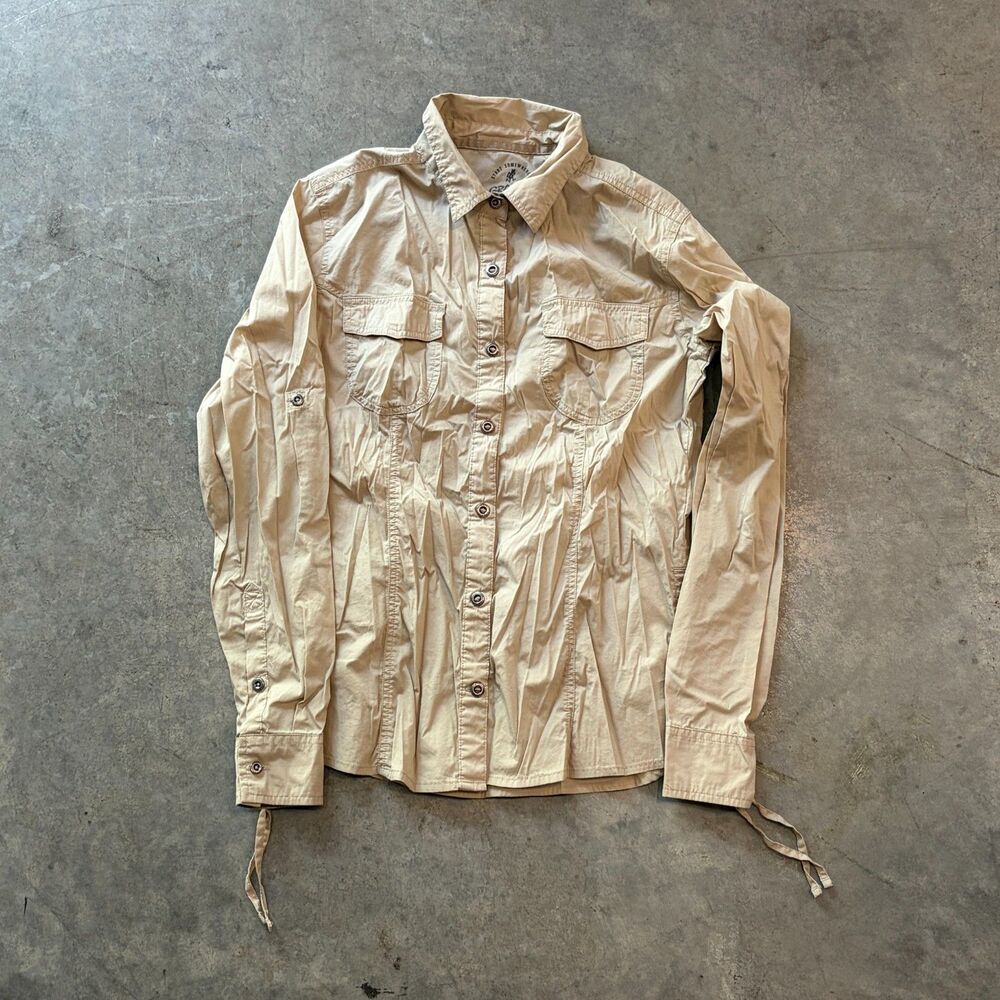 RARE Gramicci Button Up Shirt Women's Size Small Outdoors Fishing Hiking Camping